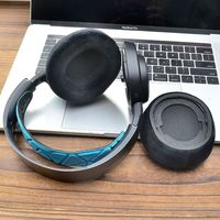 2Pcs Replacement Ear Pads Lint Memory Foam Sponge Ear Cushion Headphone Accessories for SteelSeries Arctis Nova Pro Wireless