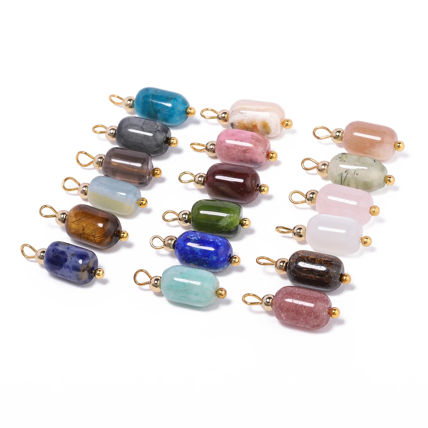 5 szt. 9x6mm kamienne zawieszk – Moon Star Earrings recenzja i cena