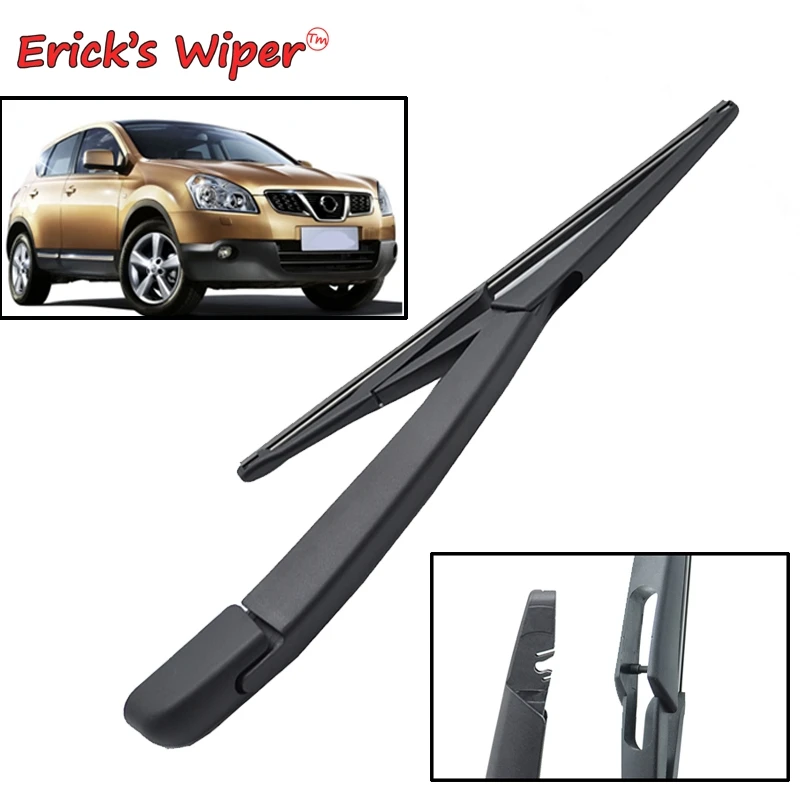 

Erick's Wiper 12" Rear Wiper Blade & Arm Set Kit For Nissan Qashqai Dualis J11 2014 - 2020 Windshield Windscreen Rain Window