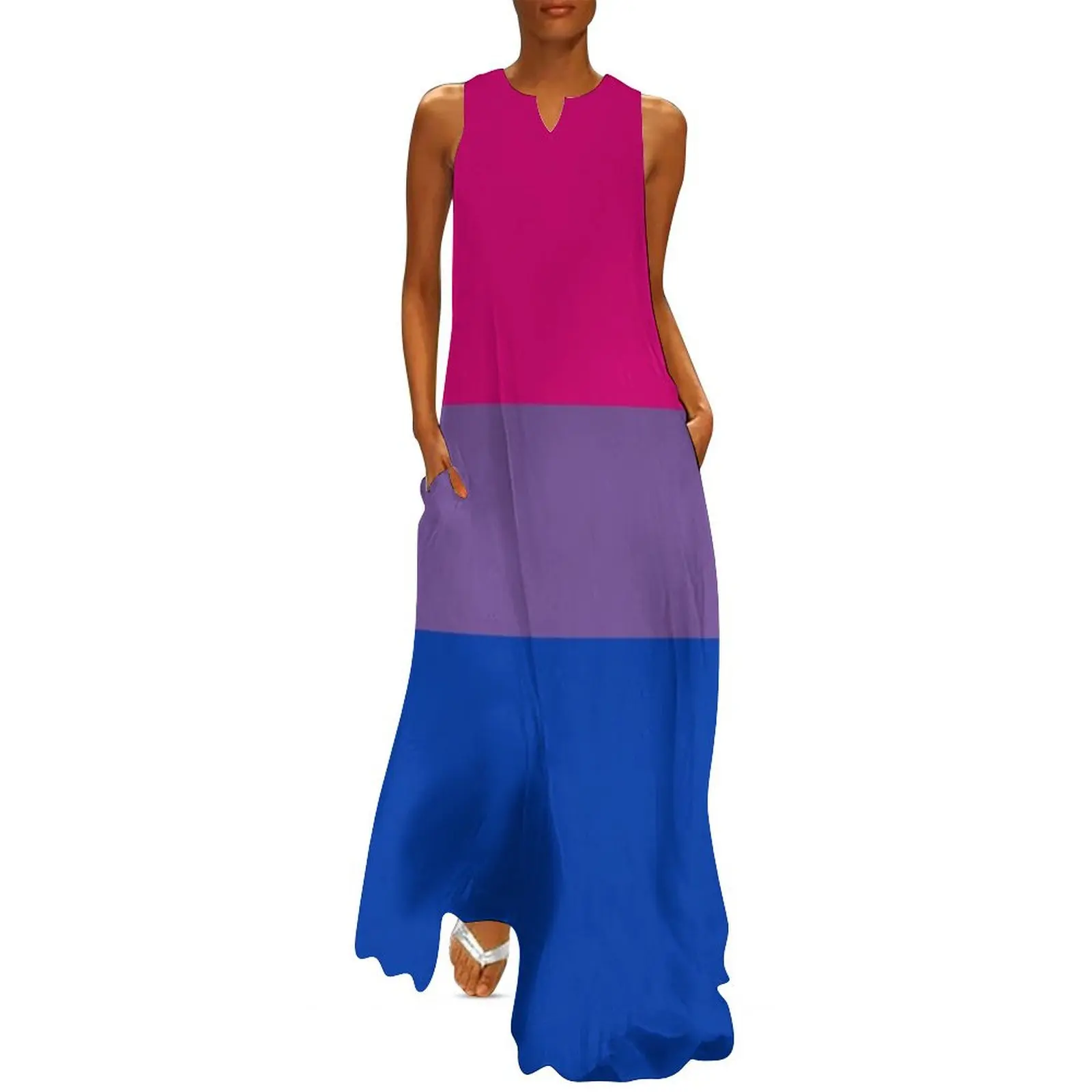 

Bisexual Pride Flag Long Dress Women"s dresses Dress women luxury woman party dress dresses for official occasions