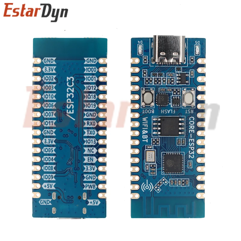 ESP32 C3 Development Board ESP32 C3 CORE Board Onboard 2.4G Antenna 32Pin IDF WiFi + Bluetooth CH343P for Arduino Microprython