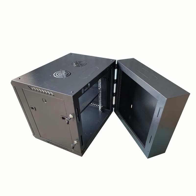 custom.Customizable 19-Inch Steel Cooling Function ODM OEM Wall Mount CCTV Data Center Telecom Swing Frame Glass Server