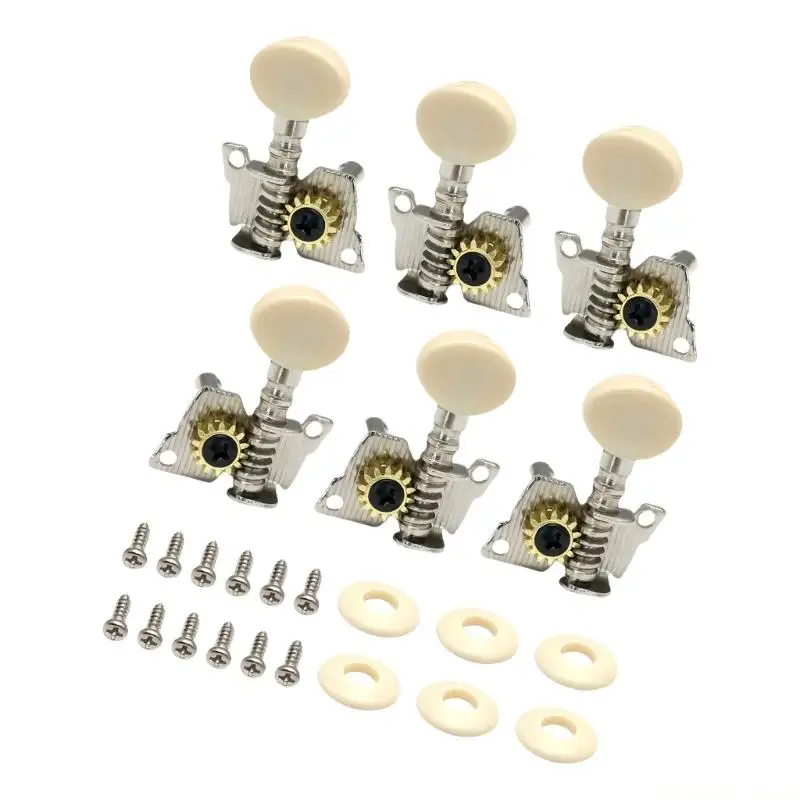 31BE 6PCS Multifuntional Guitar Tailpiece Pegs Perfect for Musicians and Beginners