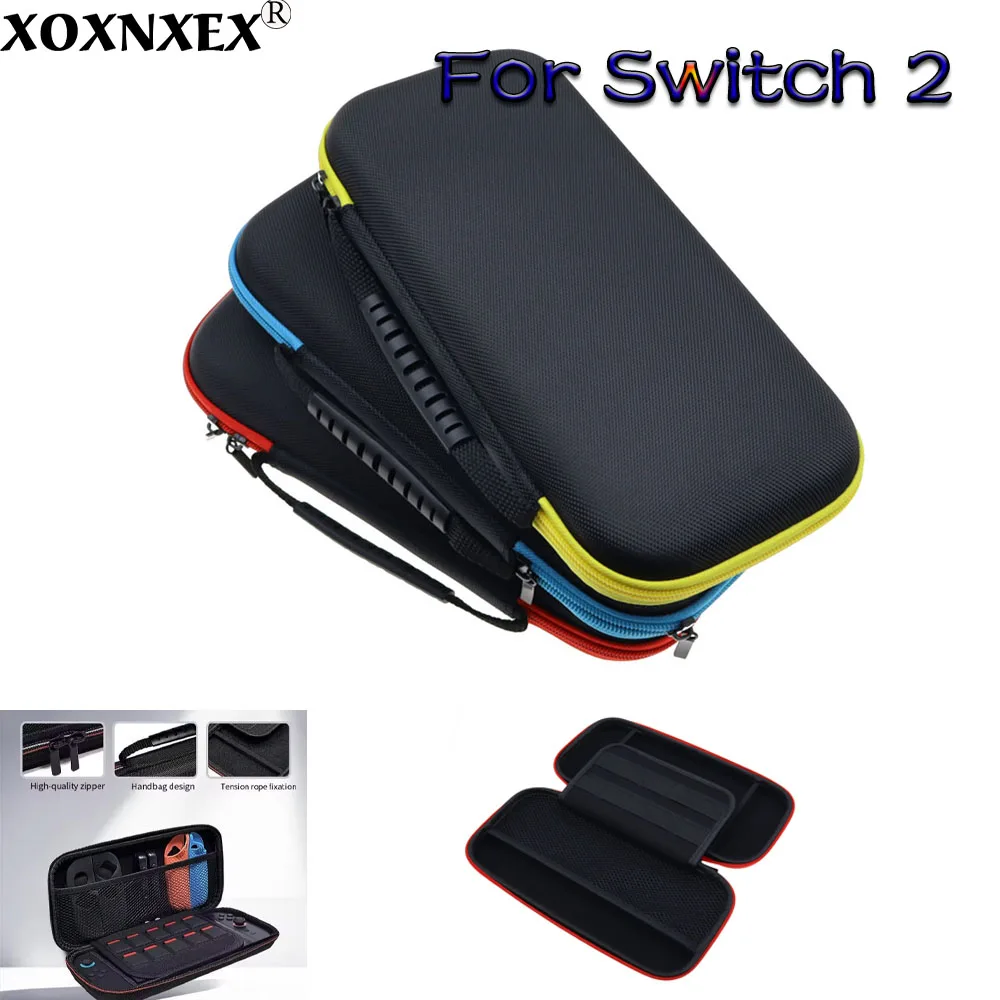 Travel Carrying Case For NS Switch 2 Console EVA Hard Shell Shockproof Storage Bag Protective Bag Pouch for Switch 2 Accessorie