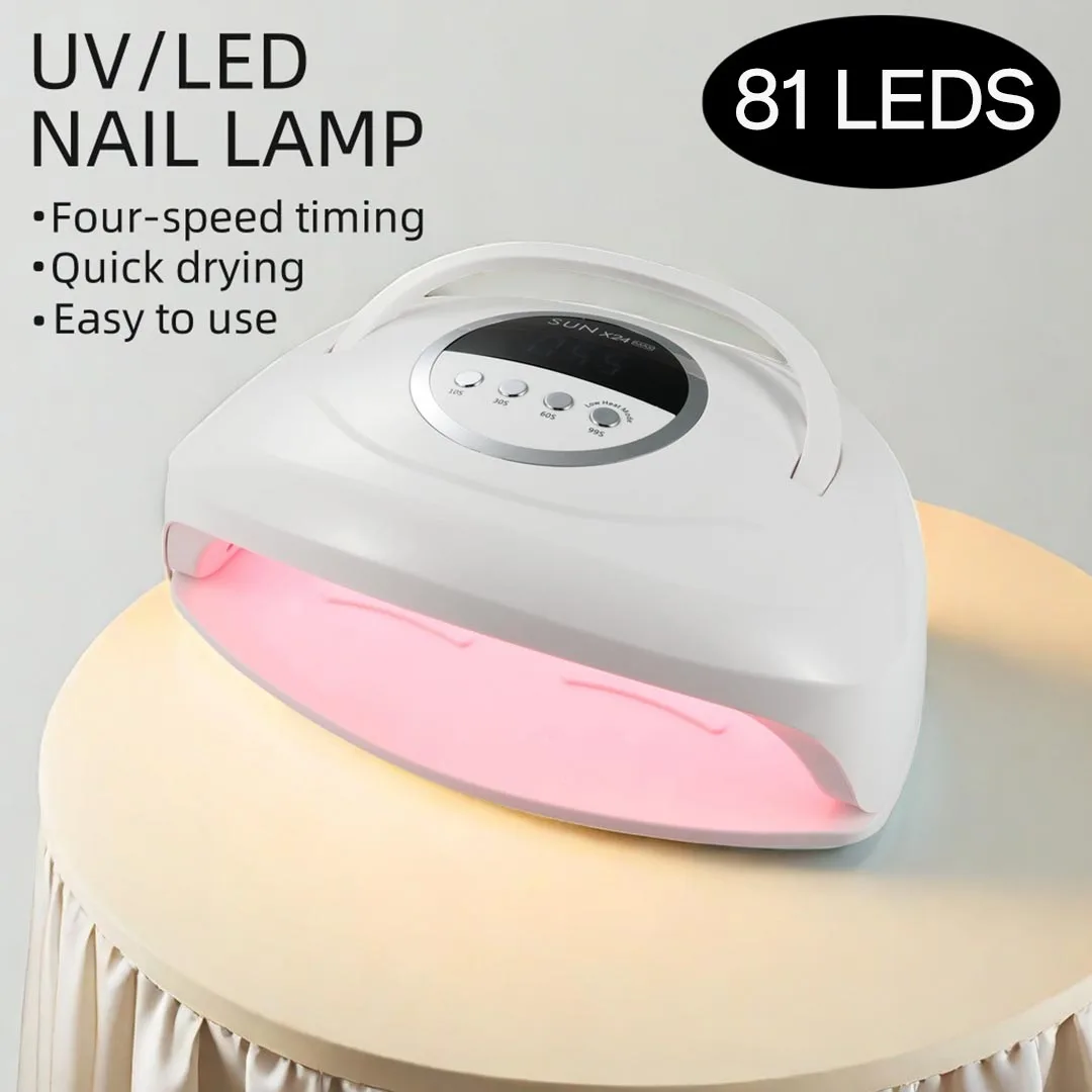 

SUN X24 MAX Quick drying nail phototherapy machine led baking lamp nail polish glue dryer no black hand household nail lamp tool