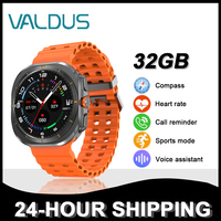 2024 New DT watch ultra Smartwatch Man Woman 32GB Memory Compass AI Voice Assistant Heart Rate Detection For Samsung Smartwatch