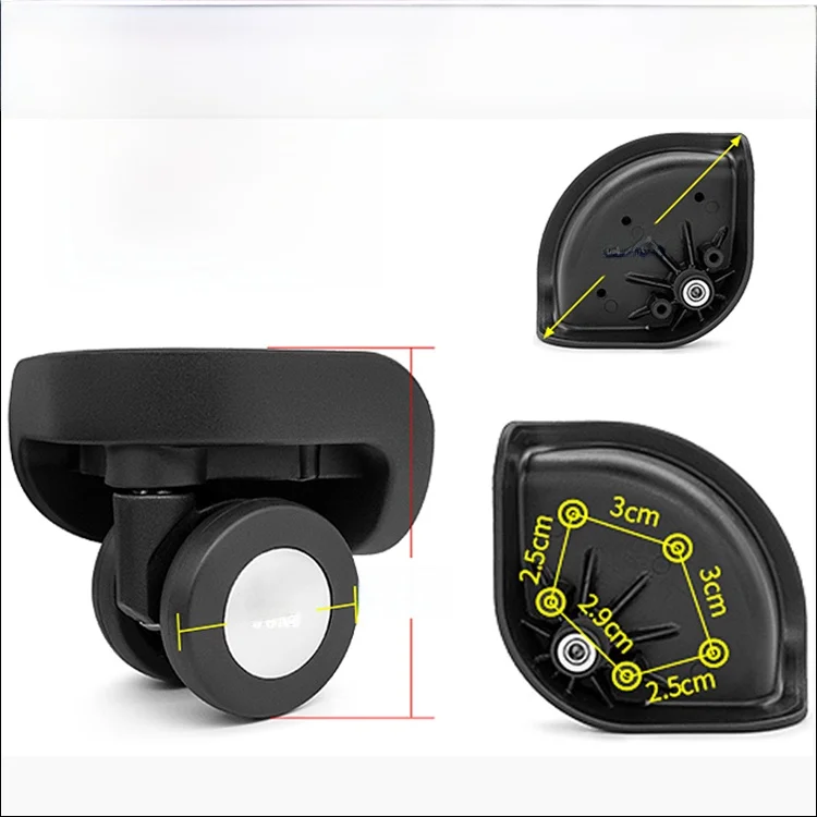 Crash Baggage Luggage Roller Suitcase Wheels BL116 Universal Wheel Skate Wheel Rollers Caster 037 Winter New Arrival