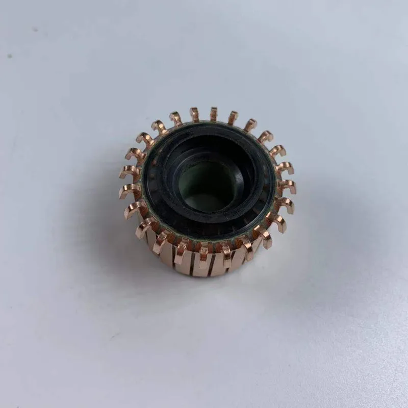 5pcs 28.2*12*17.8(20.5)*24P Gear Tooth Copper Hook Type Commutator DHY-3087-24