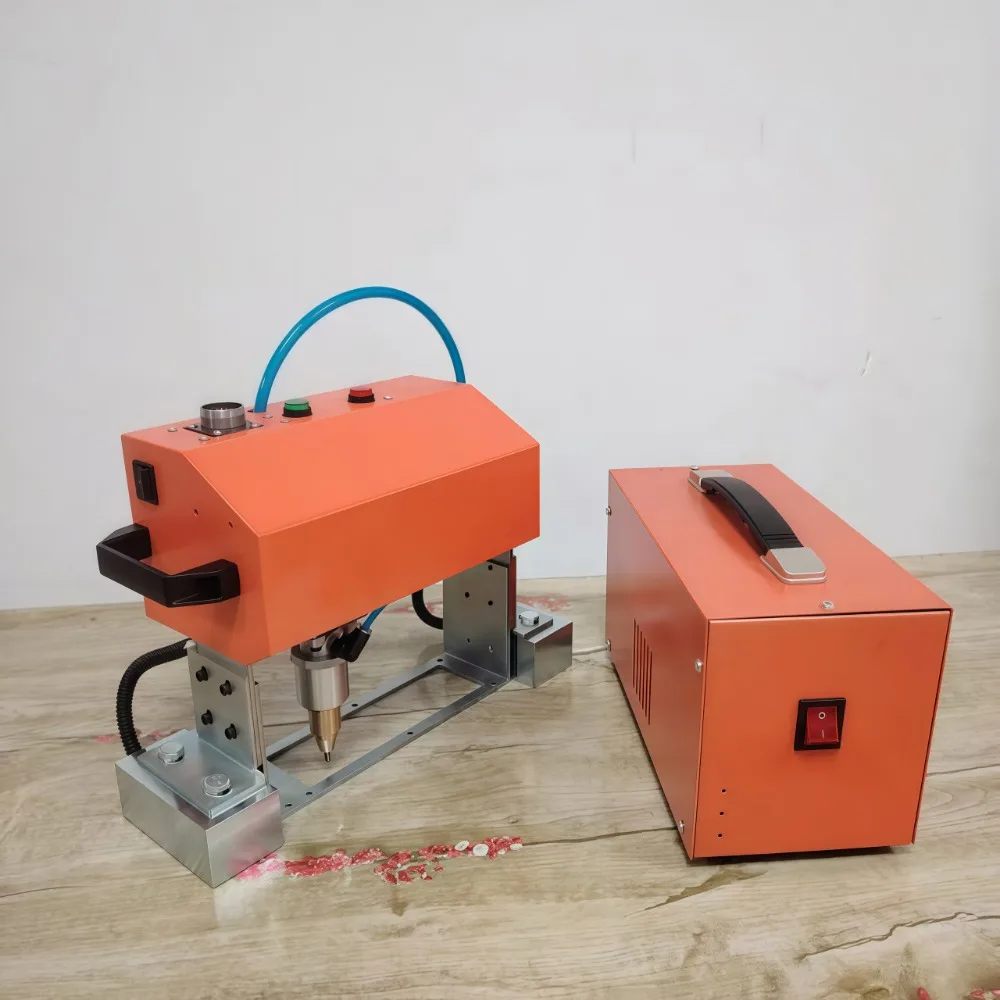Dot Peen Marking Machine 140X40mm Engraving Area 110-240V 300W Portable Pneumatic Engraver