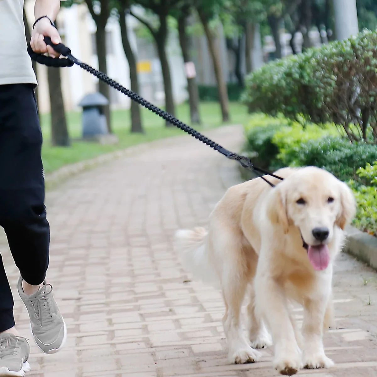 Zugseil-Ausrüstung, Choke-Halsband für Hundetraining, handgefertigt aus Kordel mit Limiter, wasserdichtes Hundetrainingseil-Zubehör – Detail 4