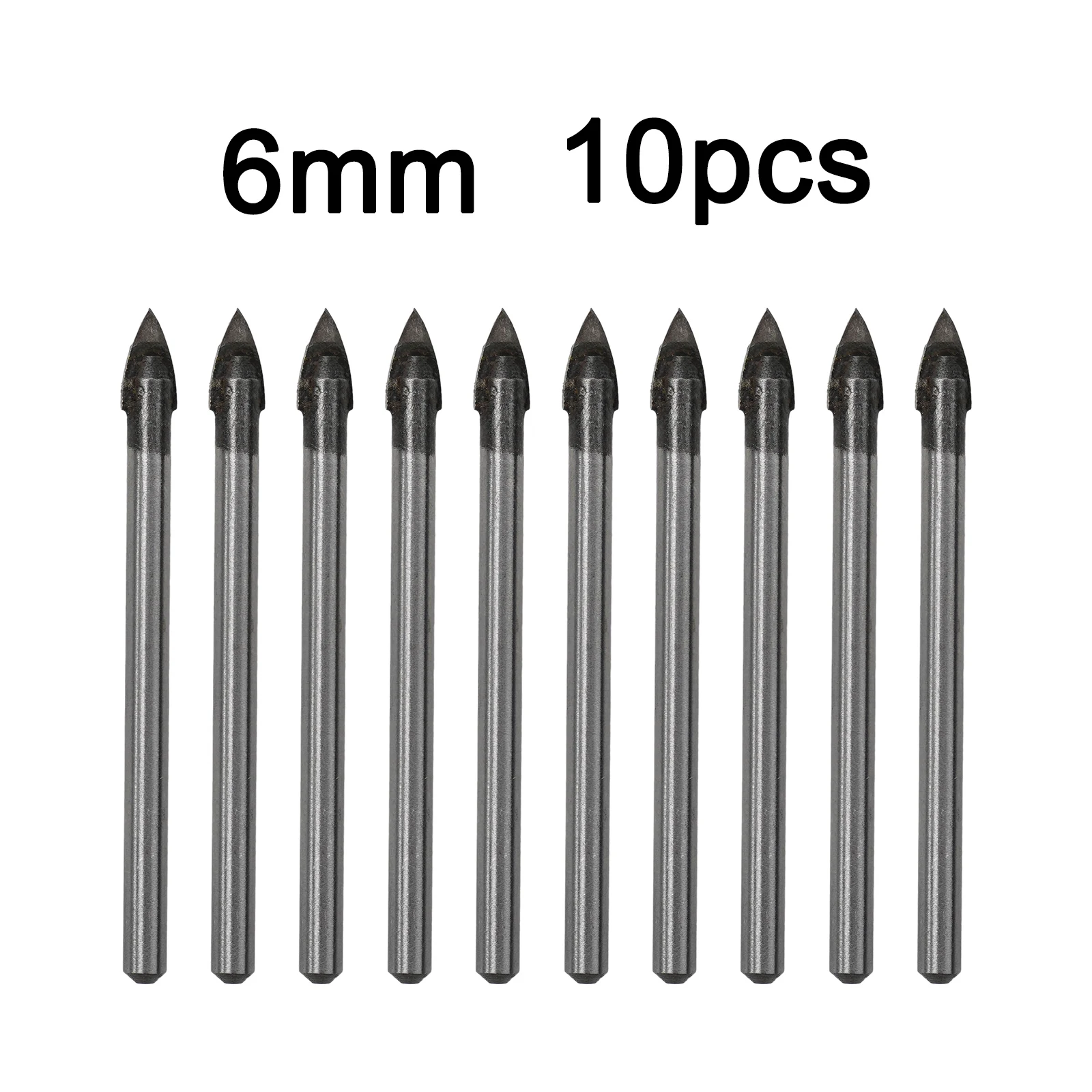 

Tool Parts Drill Bit Home DIY Drill 10PCS Ceramic Tile Cutter Glass Drill Bit Tungsten Carbide Plastic Drilling