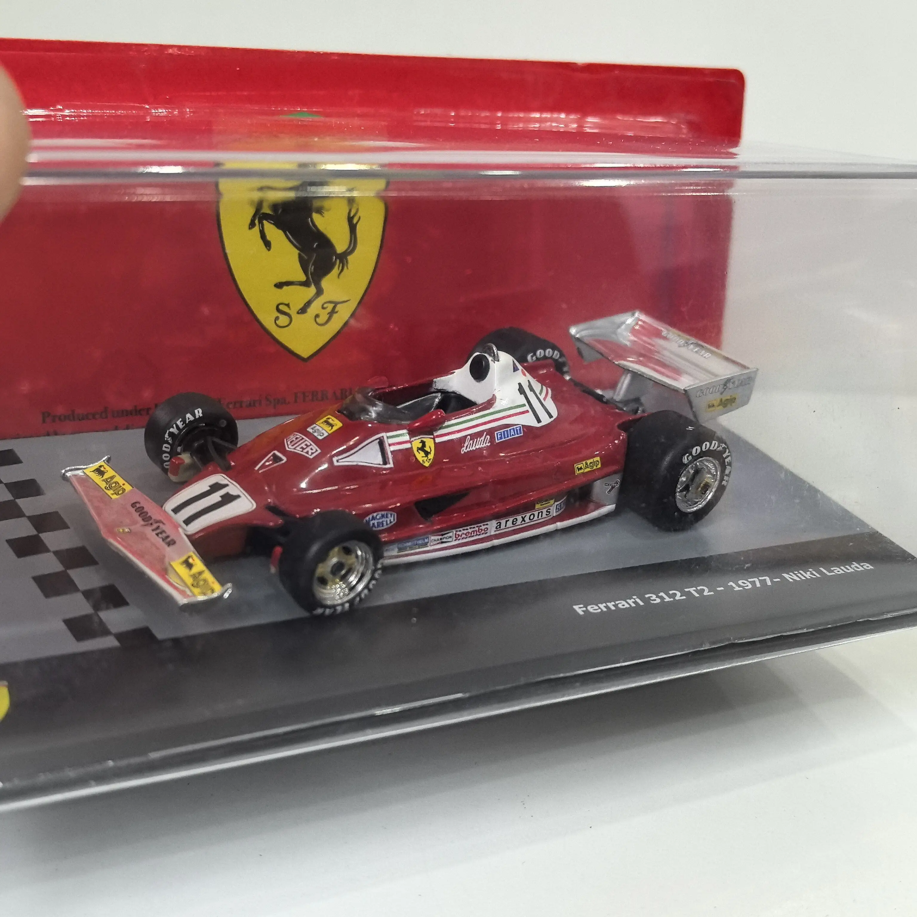Modelo a Escala 1:43 de FERRARI 312 T2 de Diecast IXO # Modelo de Coche de Aleación 11 1977