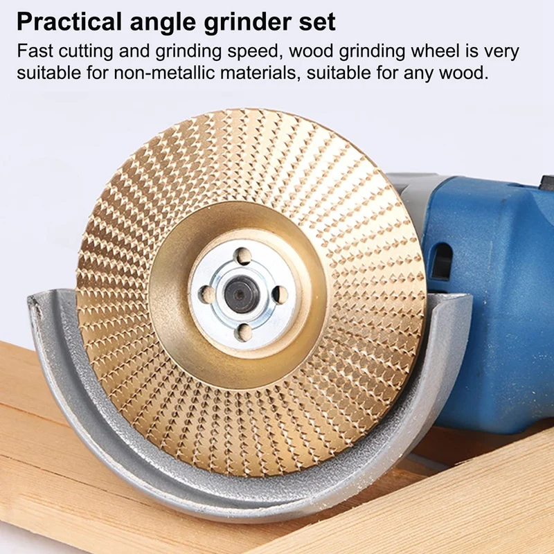 Imagem -06 - Wood Carving Grinder Disc Grupo Saw Wheel e Branch Anexo para Angle Grinder Moagem Shaping Blade Disc