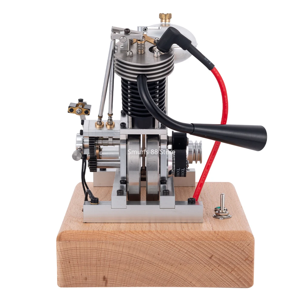 Modelo de motor MUSA V1, 3,3 CC, Metal, un solo cilindro, Motor de combustión interna, modelo de arranque por Pedal, nuevo modelo de juguetes, regalo