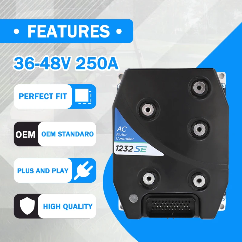 

1232SE-5321 48V 350A Motor Controller for Curtis Eelctric Forklift Golf Cart Pallet Material Handling Equipment