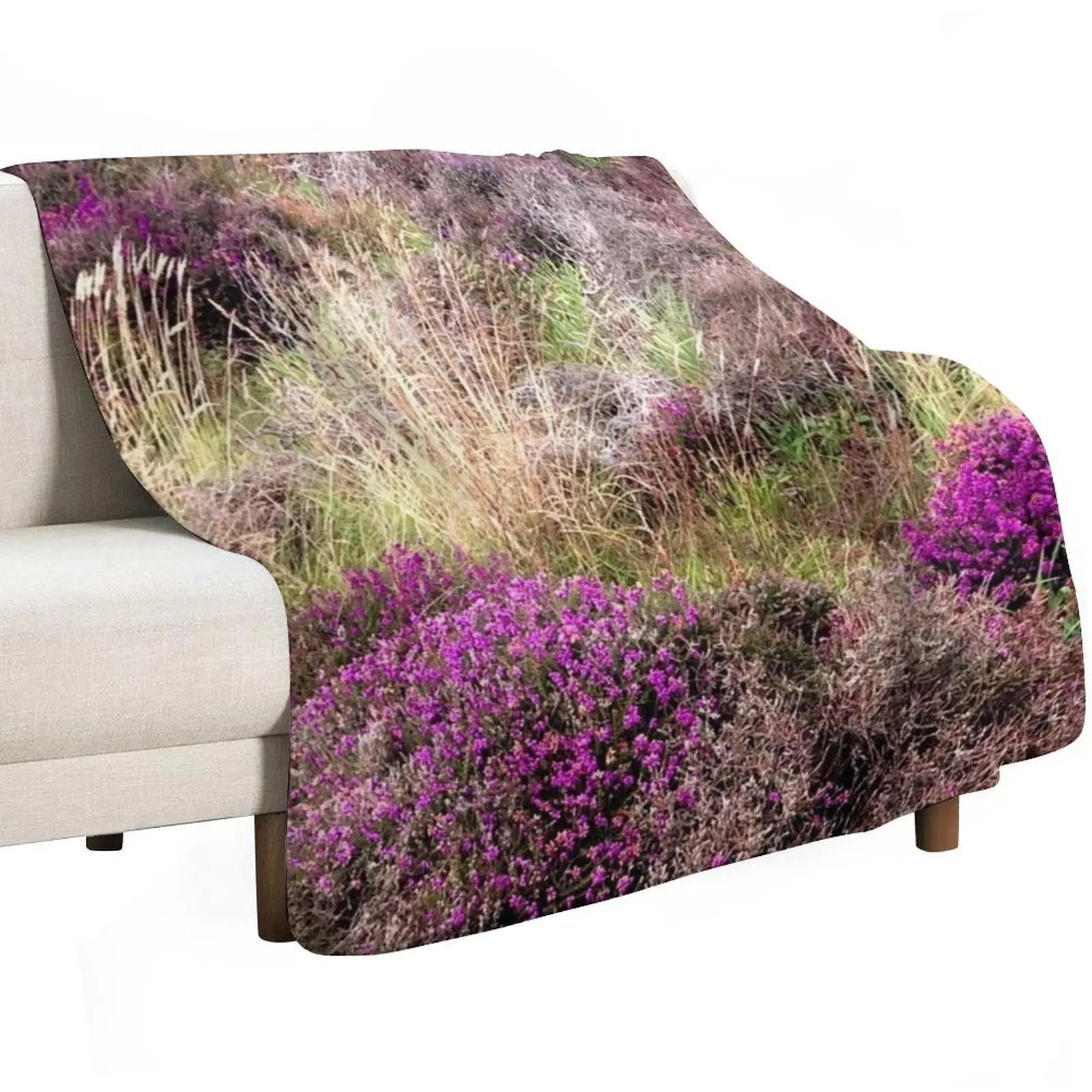 Heather in Scotland Throw Blanket funny gift Sofa Quilt Giant Sofa Loose Hairys Cute Blankets