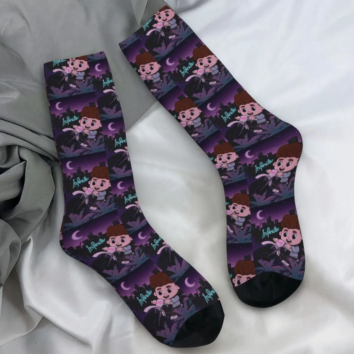 

Cartoon Caylus Socks Funny Kawaii Stockings Women Men Comfortable Skateboard Socks Autumn Custom Anti Sweat Socks