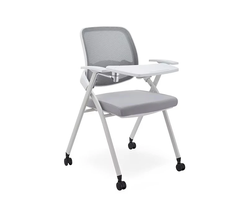 ergonomic-portable-conference-chair-with-foldable-design-modern-mesh-back-steel-frame-adjustable-handle