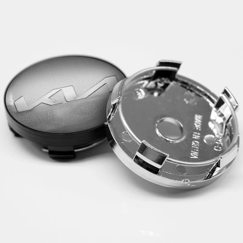 Capuchons centraux de moyeu de roue de voiture, couvercle de jante, insigne d\'emblème pour KIA Ceed Sportage Rio K2 K3 K5 2 3 4 Picanto Sorento,
