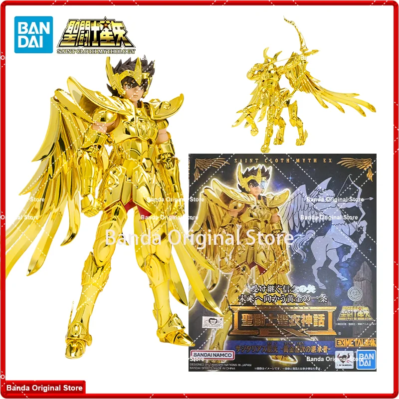 100% In Stock Original BANDAI Saint Cloth Myth EX SAGITTARIUS SEIYA INHERITOR OF THE GOLD CLOTH Anime Action Figures Model Toys