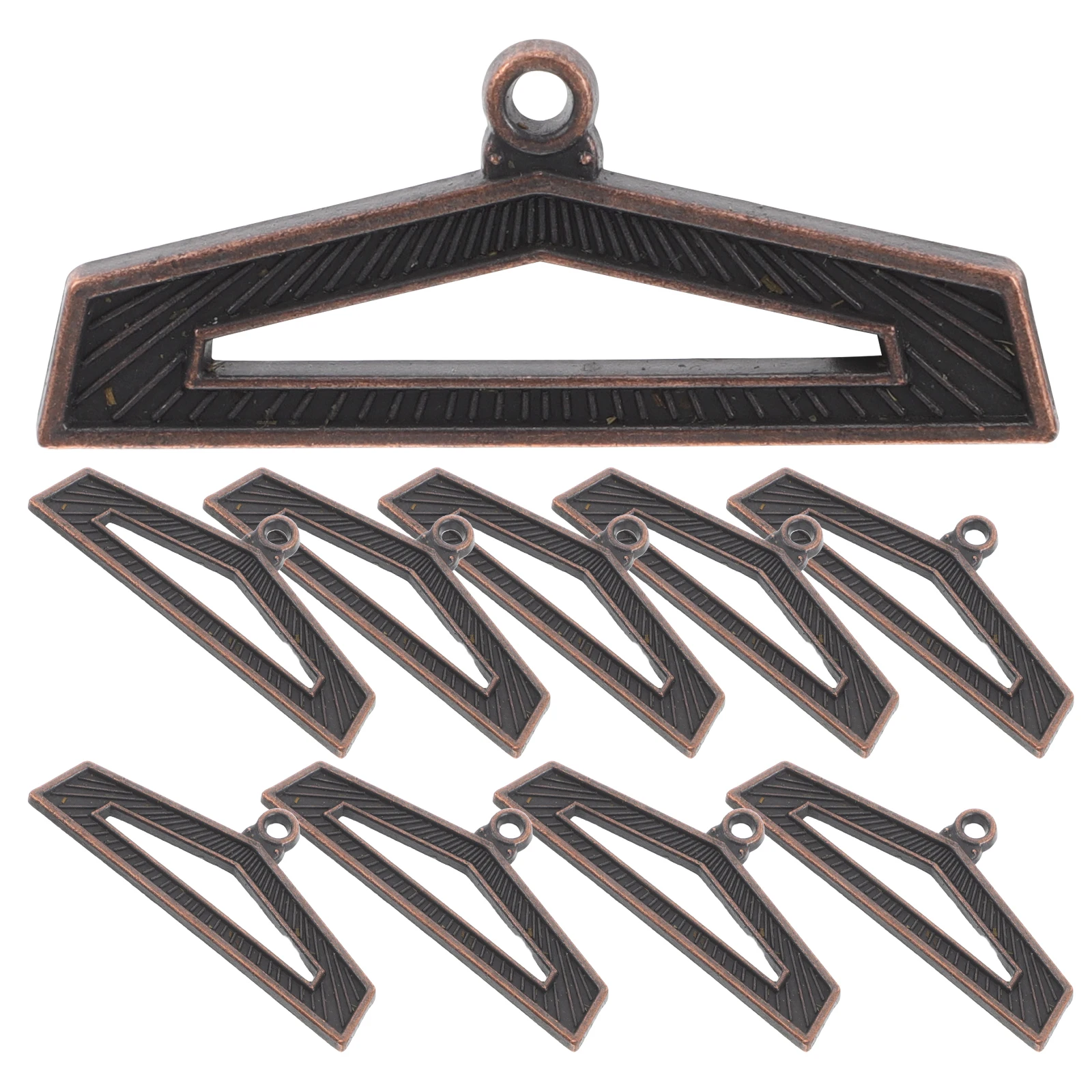 

10pcs Metal Medal Buckle Ribbon Durable Sturdy Horizontal Design Ribbon Display Rack Storage For Sports Medal Hanger Display