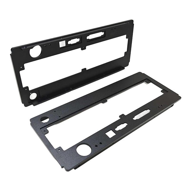 CNC Machining Aluminum Anodized Powder Coating Laser Marking for Amplifier Front Panel