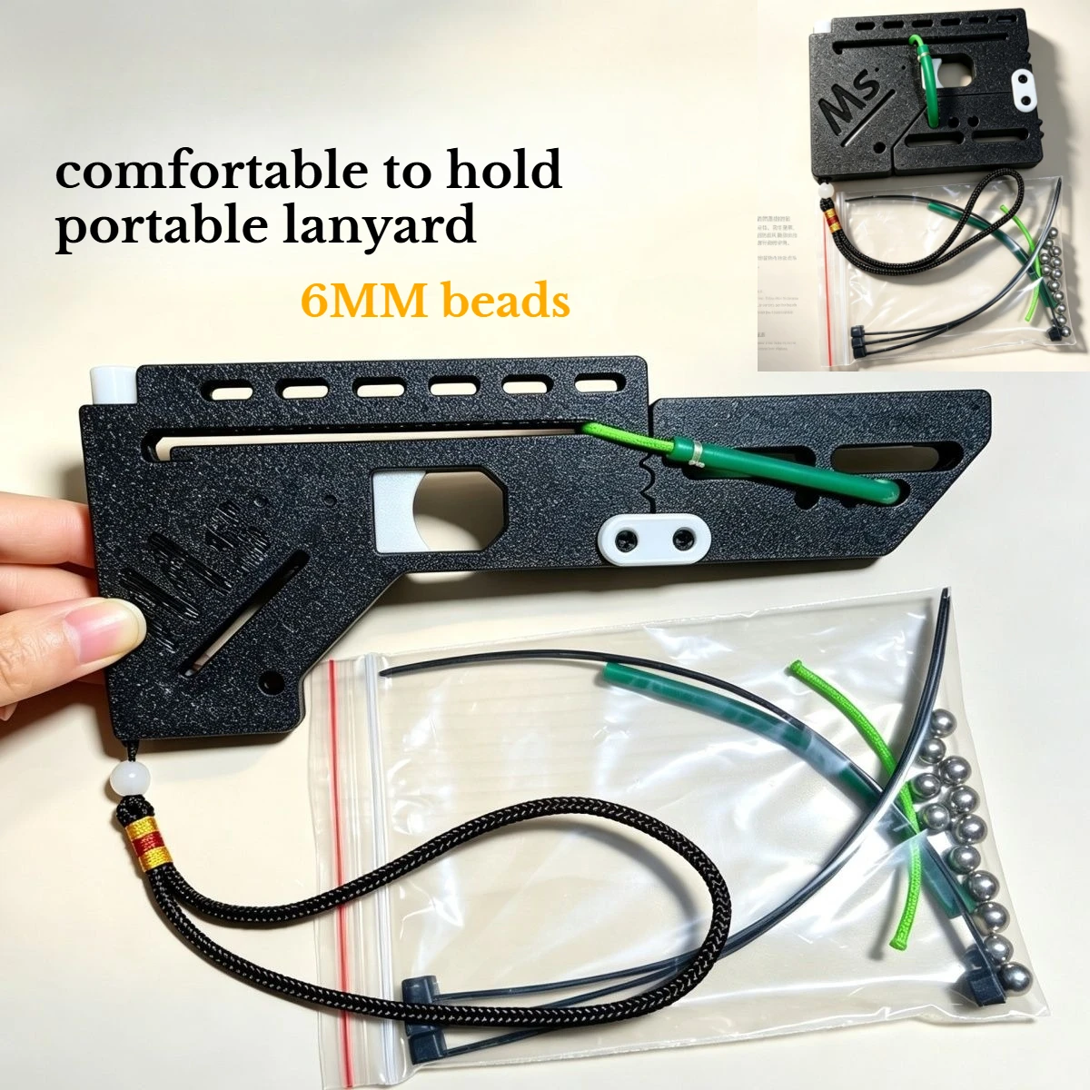 3D Printed Outdoor Portable Folding Continuous Hair Second-generation Thick Durable Compact Hunting Equipment