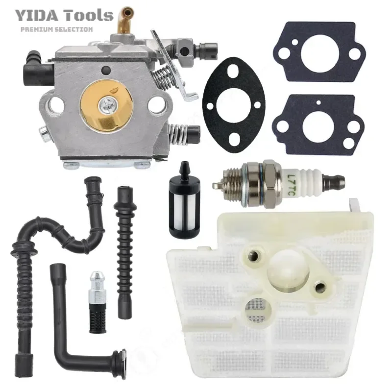 WT-194 Carburetor Carb Kit 1121-120-0611 for Walbro STIHL 024 026 MS240 MS260 Chainsaw Engine Replacement Parts