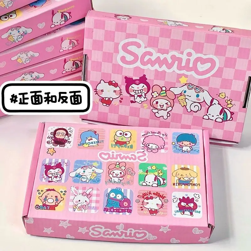 Sanrio Sticker Booklet Storage Gift Box Folding Packing Carton Rectangular Flat Packing Gift Box