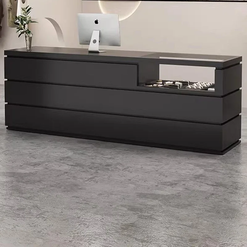 

Простой дизайн, роскошные стойки регистрации, деловые стойки, касса, стойки регистрации, офисная мебель, Receptie LLRD