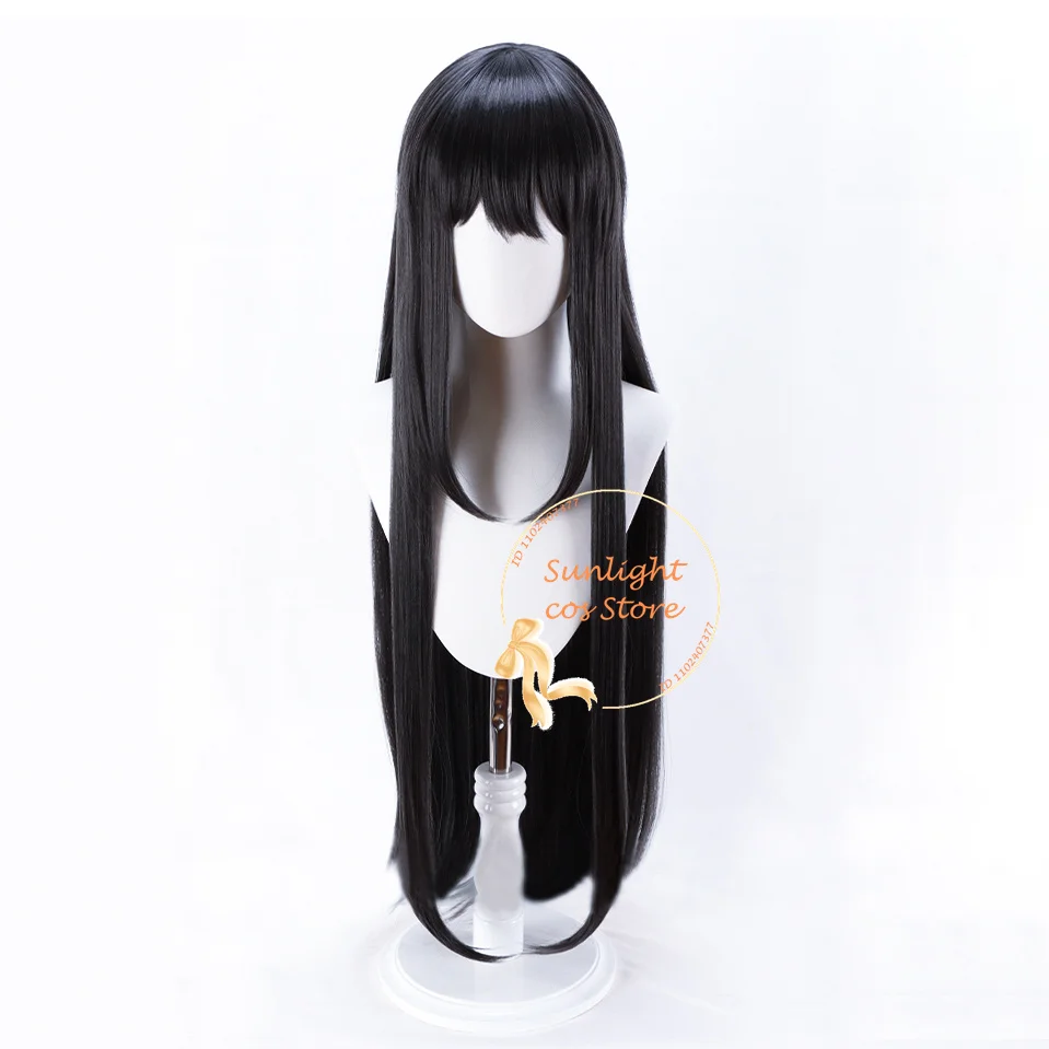 High Quality Akemi Homura Cosplay Wig Long Black Wig Women Cos Anime Wigs Heat Resistant Synthetic Hair In Stock + Free Wig Cap