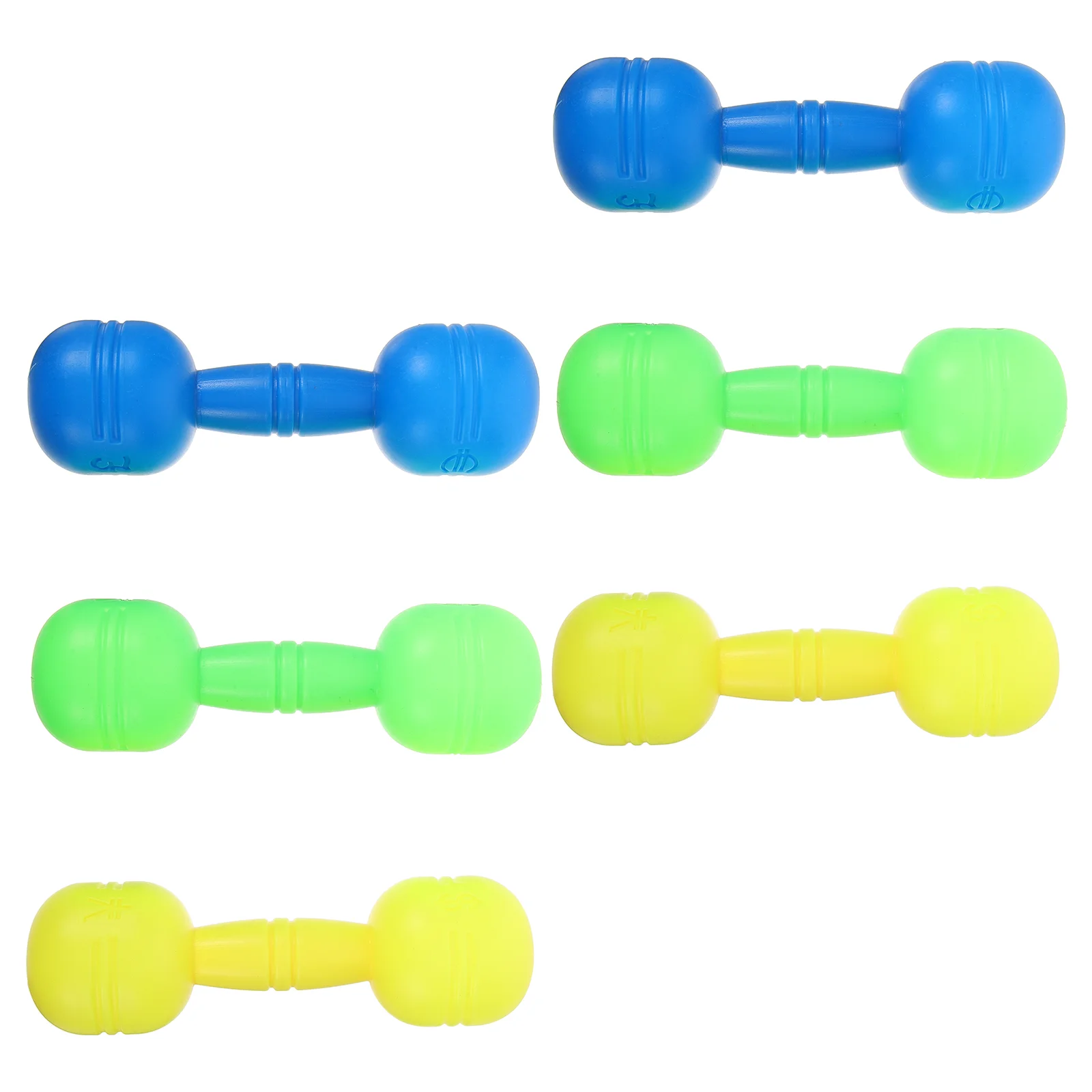 

3 Pairs Children's Dumbbell Interesting Kids Weights Hand Dumbbells Small Toy Home School Supply Sports Equipment Exercising