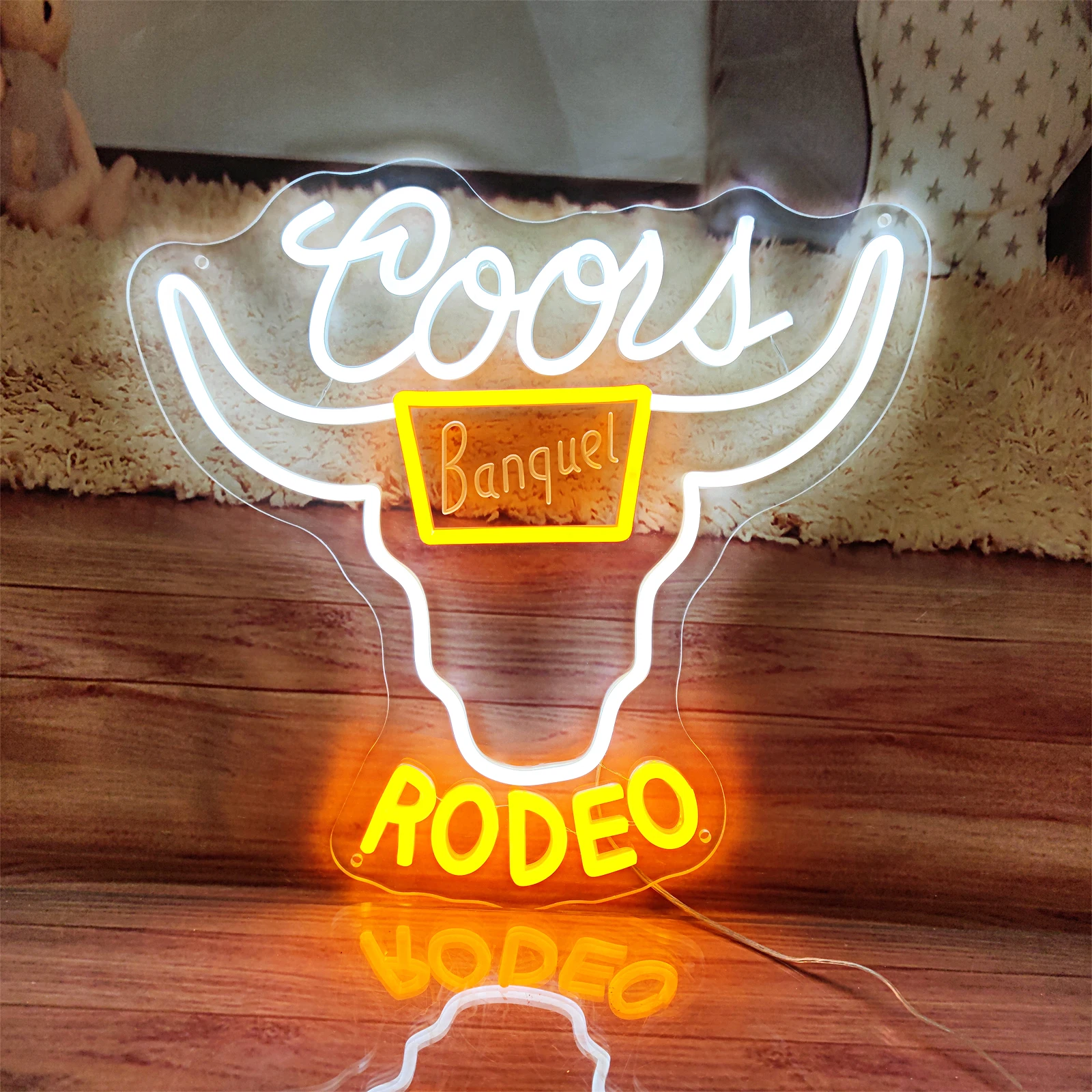 

Bull Neon Sign LED Neon Lights for Bar Sports Club Game Room Party Man Cave Room Wall Decor light Rodeo Neon Signboards