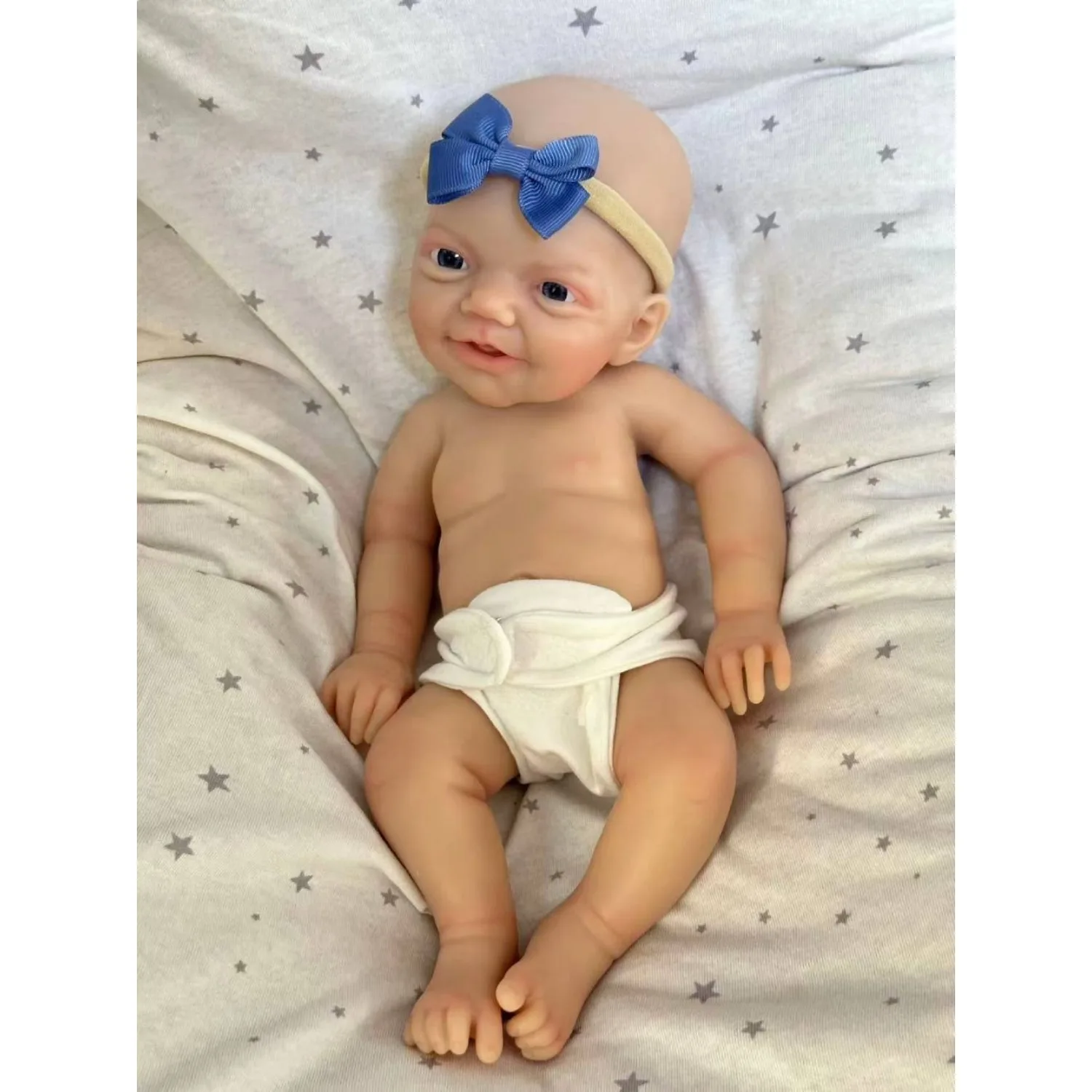 12 "مايكرو بريمي كامل الجسم سيليكون دمية طفل صبي جون نابض بالحياة تولد من جديد دمية مفاجأة الأطفال مكافحة الإجهاد