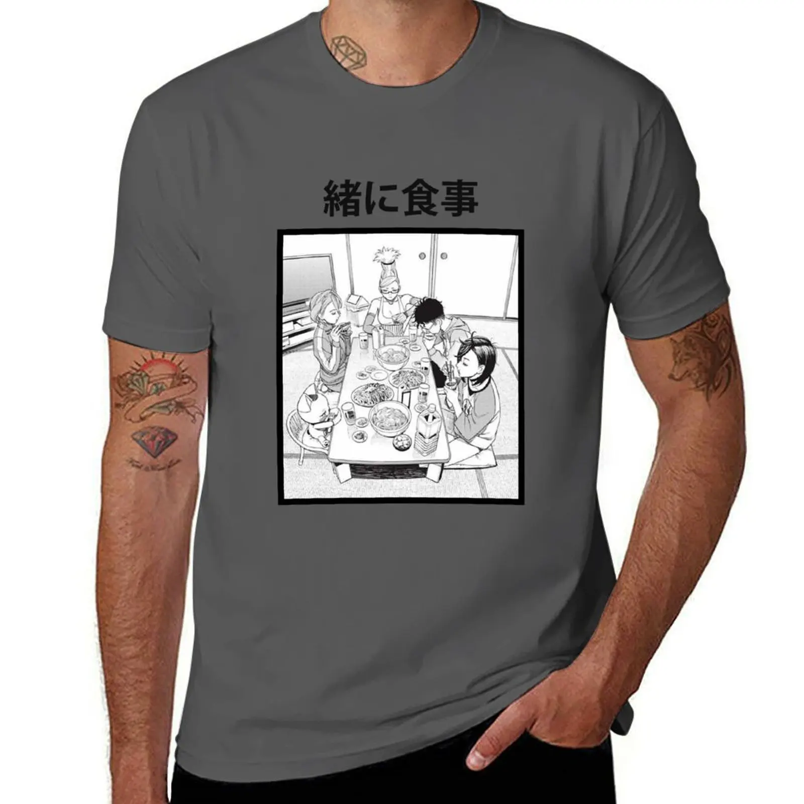 

OKARUN, ARIA, MOMO AYASE AND SEIKO DANDADAN T-Shirt Casual Daily Wear Short Sleeve Top