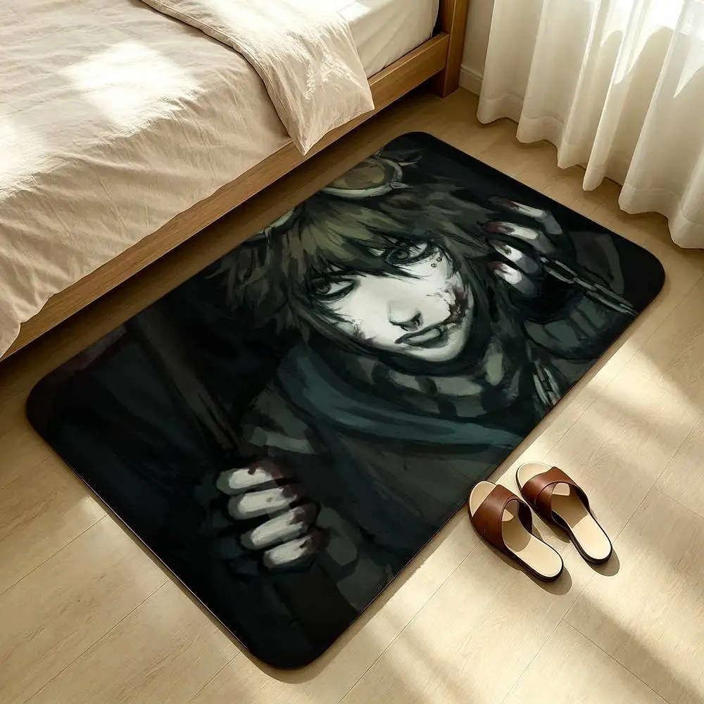CreepypastaS T-Ticci Toby Shower Room Absorbent Small Floor Mat Soft Comfortable Decorative Foot Mat