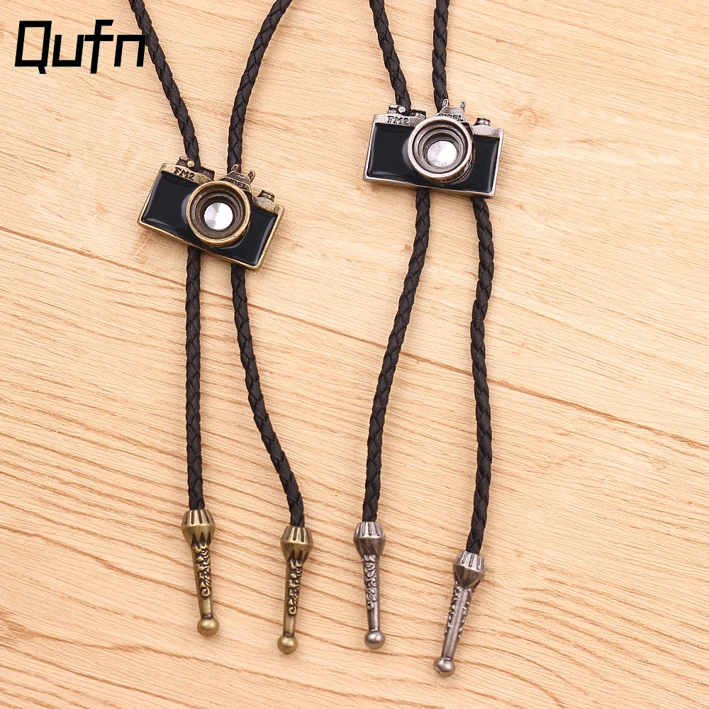 Trendy Vintage Antique Bronze Camera Pendant Necklace for Women Men Photographers Jewelry Accessories Gift