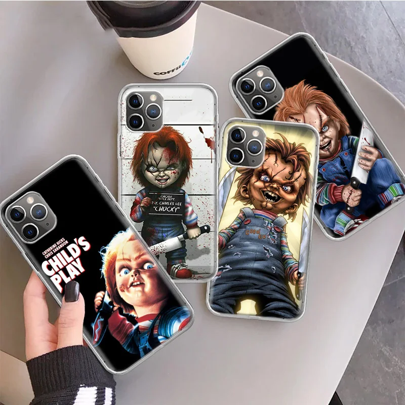 Cult of Chucky Child's Play Silicon Call Phone Case For Apple iPhone 16 15 14 11 Pro Max 13 Plus 12 Mini 7 8 + X XR XS SE Cover 