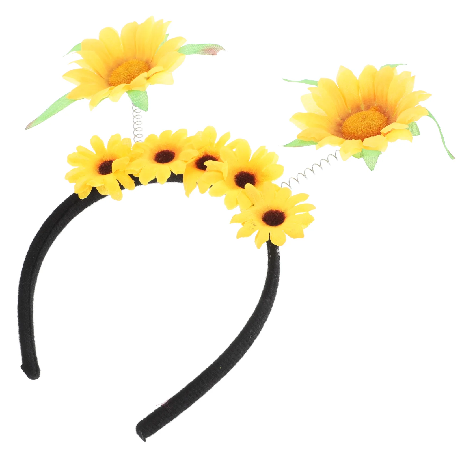 

Flowers Children's Sunflower Headband Costumes for Girls Plastic Hawaiian Headpiece Women