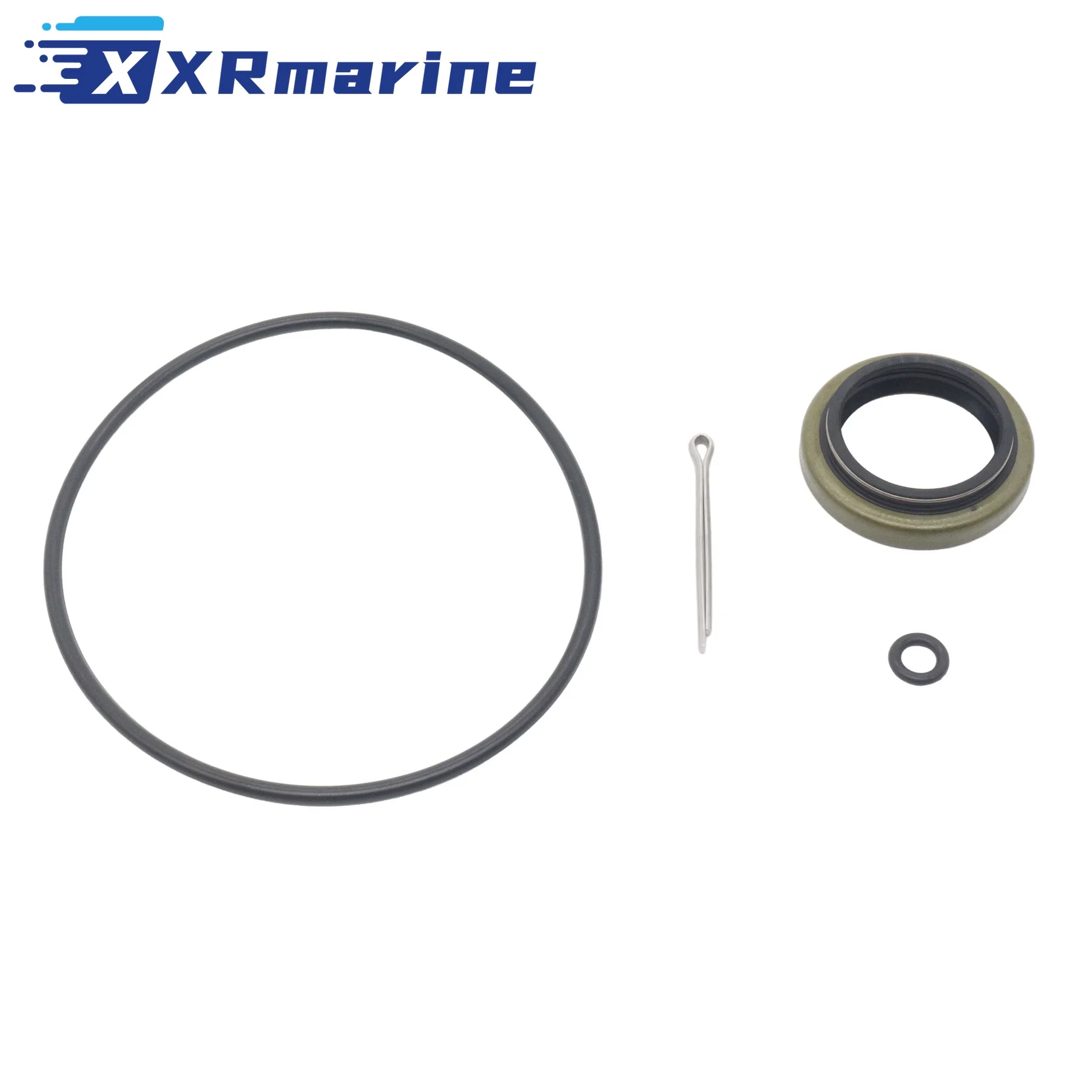 

Lower Unit Seal Kit with Oil Seal O-Ring Cotter Pin Gasket for Volvo Penta OMC 3863090 3858303 0769349 3853474 3850482 0915223