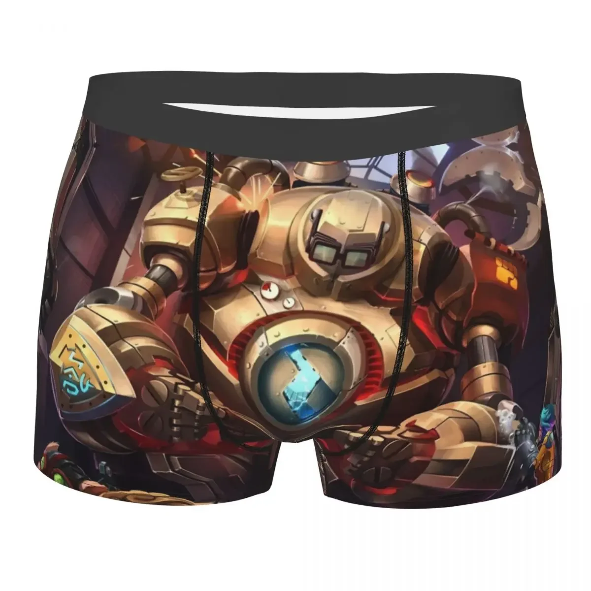 Blitzcrank Unterhose, atmungsaktives Höschen, männliche Unterwäsche, bedruckte Shorts, Boxershorts