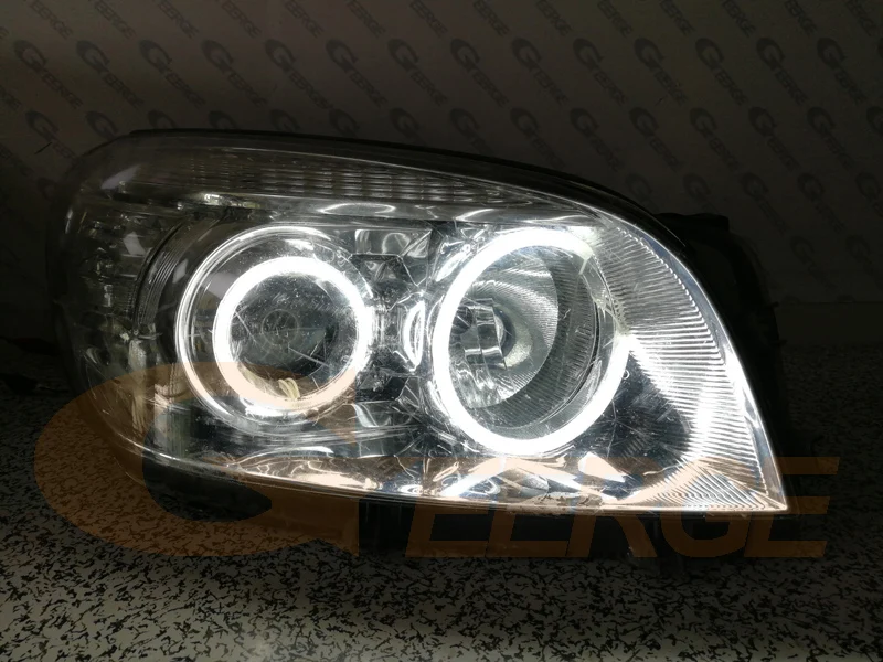 Geerge For Toyota Rav 4 Rav4 III 2005 2006 2007 2008 Projector Headlight Excellent Ultra Bright CCFL Angel Eyes Halo Rings Kit