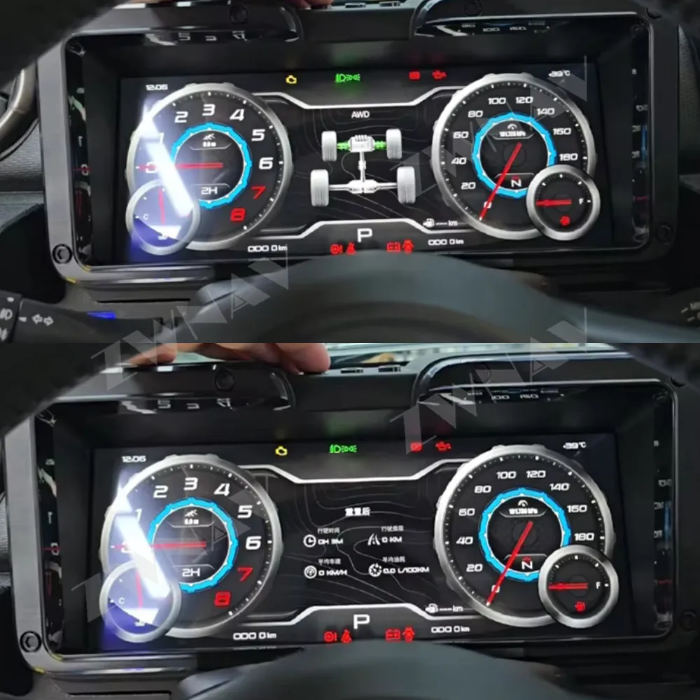 Car Dashboard For Suzuki Jimny JB64 JB74 2019-2026 Virtual Cockpit LCD Digital Cluster Instrument Panel Meter 3 or 5 Doors TPMS