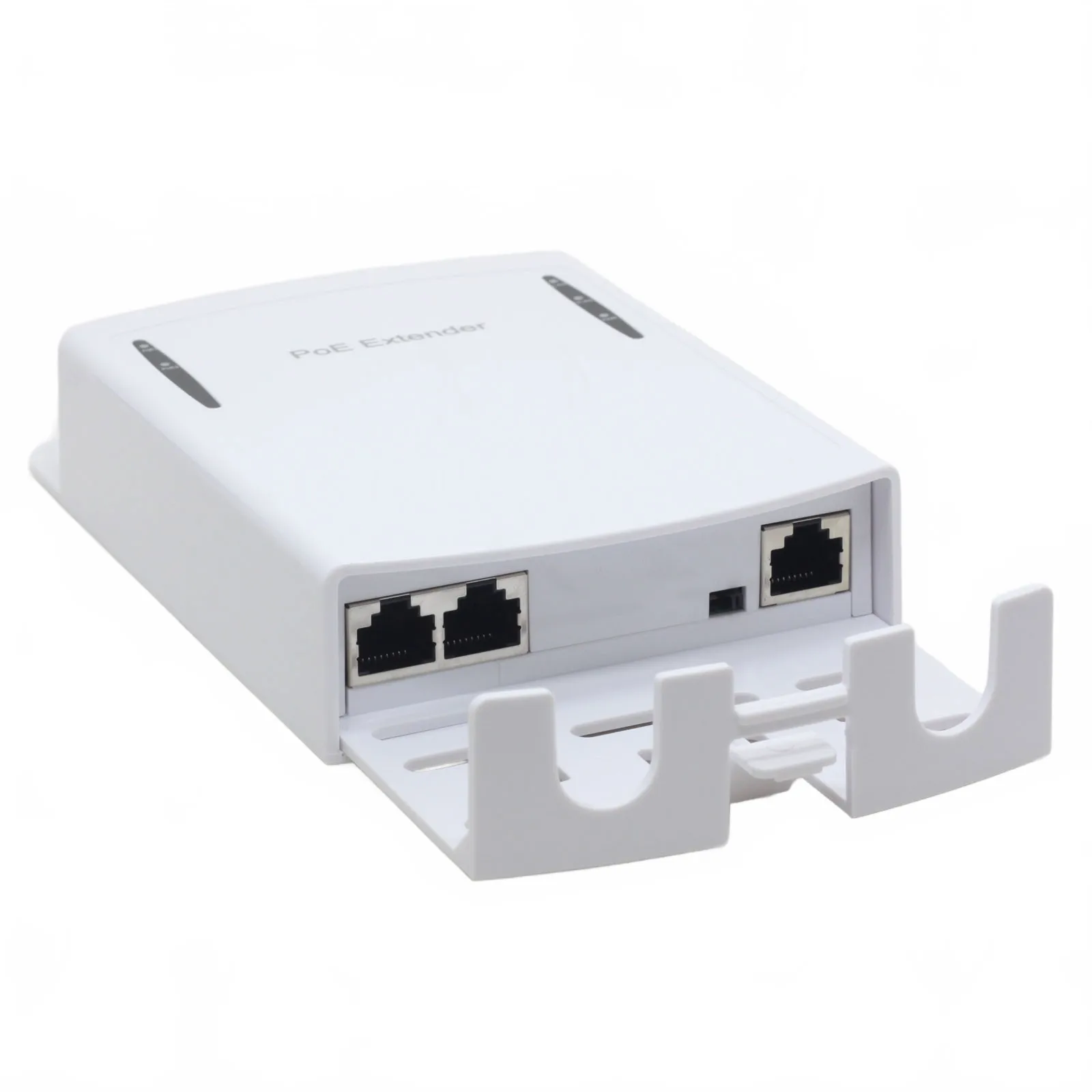 1 To 2 port PoE Extender Passthrough switch Cascade Repeater outdoor rainproof