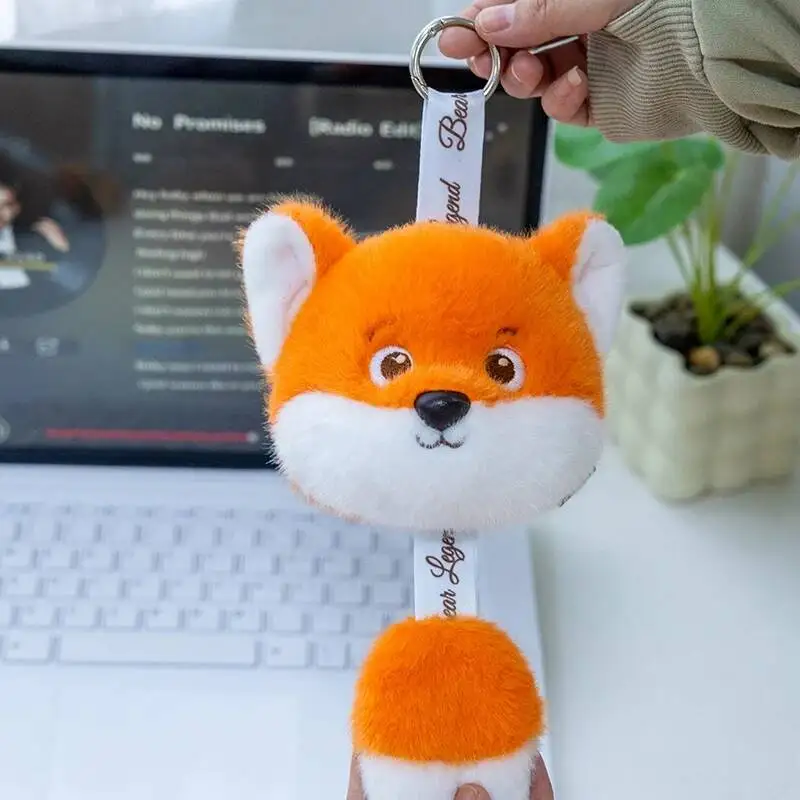 هدية عيد ميلاد للأطفال: محفظة نقود كرتونية لطيفة على شكل حيوانات بطول 10 سم، دب صغير، بطريق، باندا حمراء، كلب داشهند، قلادة محشوة