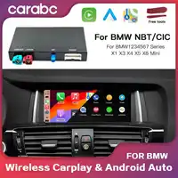 CARABC Carplay inalámbrico para BMW MINI F30 F31 F20 F21 F10 F01 X5 E70 X3 F25 NBT CIC sistema Android Auto módulo de integración OEM