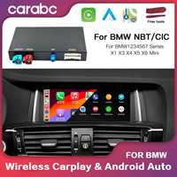 CARABC Wireless Carplay for BMW MINI F30 F31 F20 F21 F10 F01 X5 E70 X3 F25 NBT CIC System Android Auto OEM Integration Module