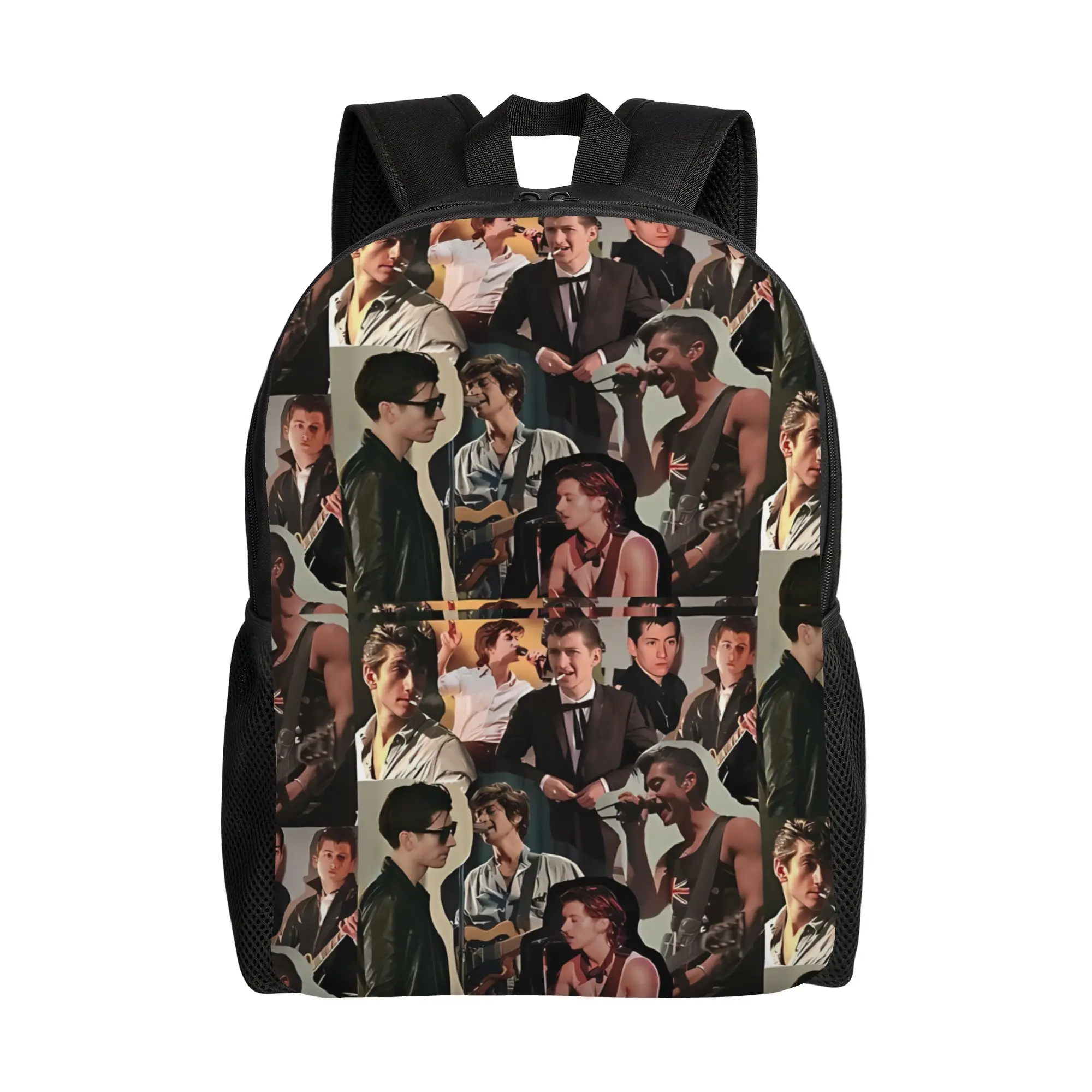 

Arctic Monkeys Collage Laptop Bag Alex Turner Ladies Fashionable Sturdy Shoulder Schoolbag Back To School Season