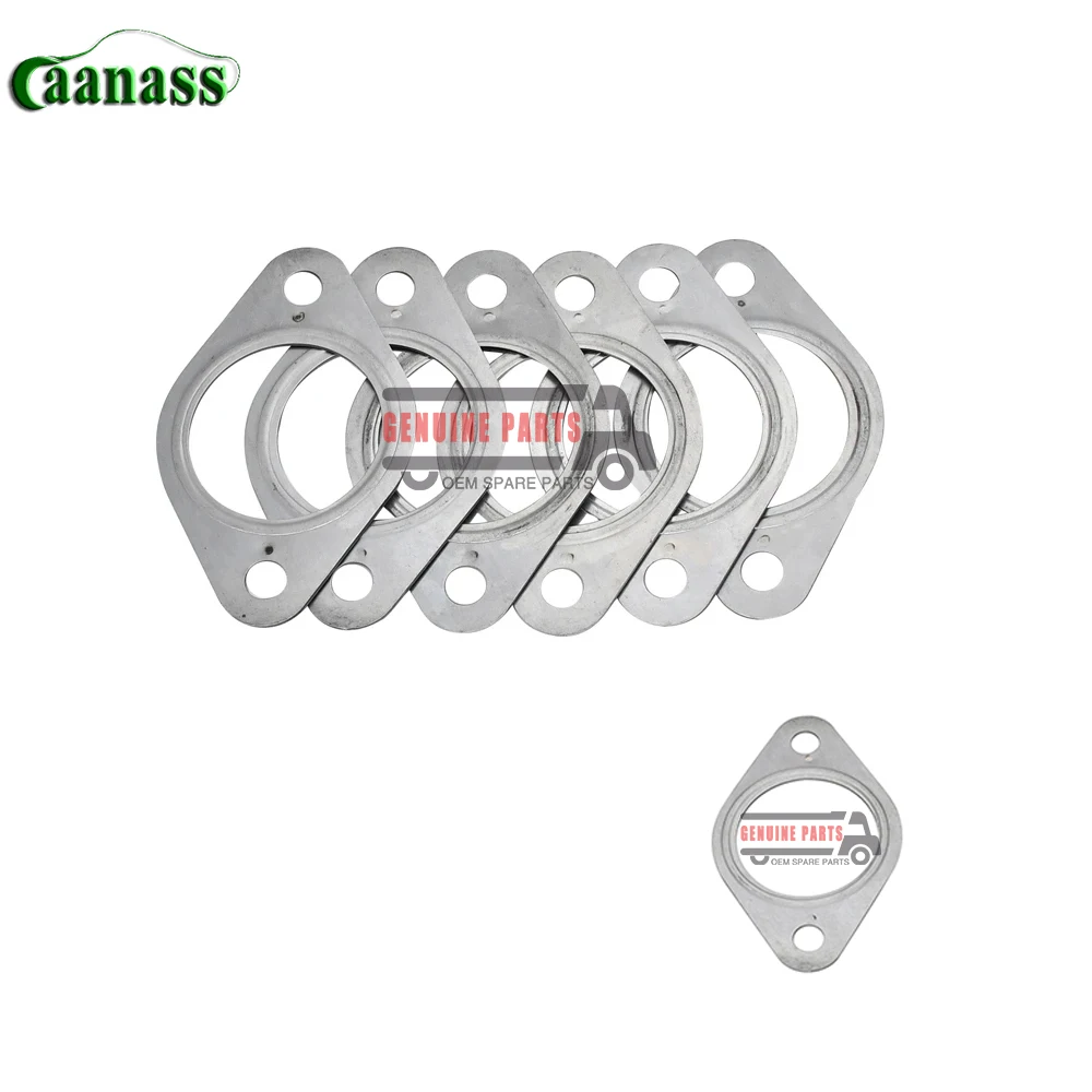 For 6 Pcs 3932063 3929012 Exhaust Manifold Gaskets Compatible with Cummins Engine C8.3L 6C 6CT 6CTA 6CTAA