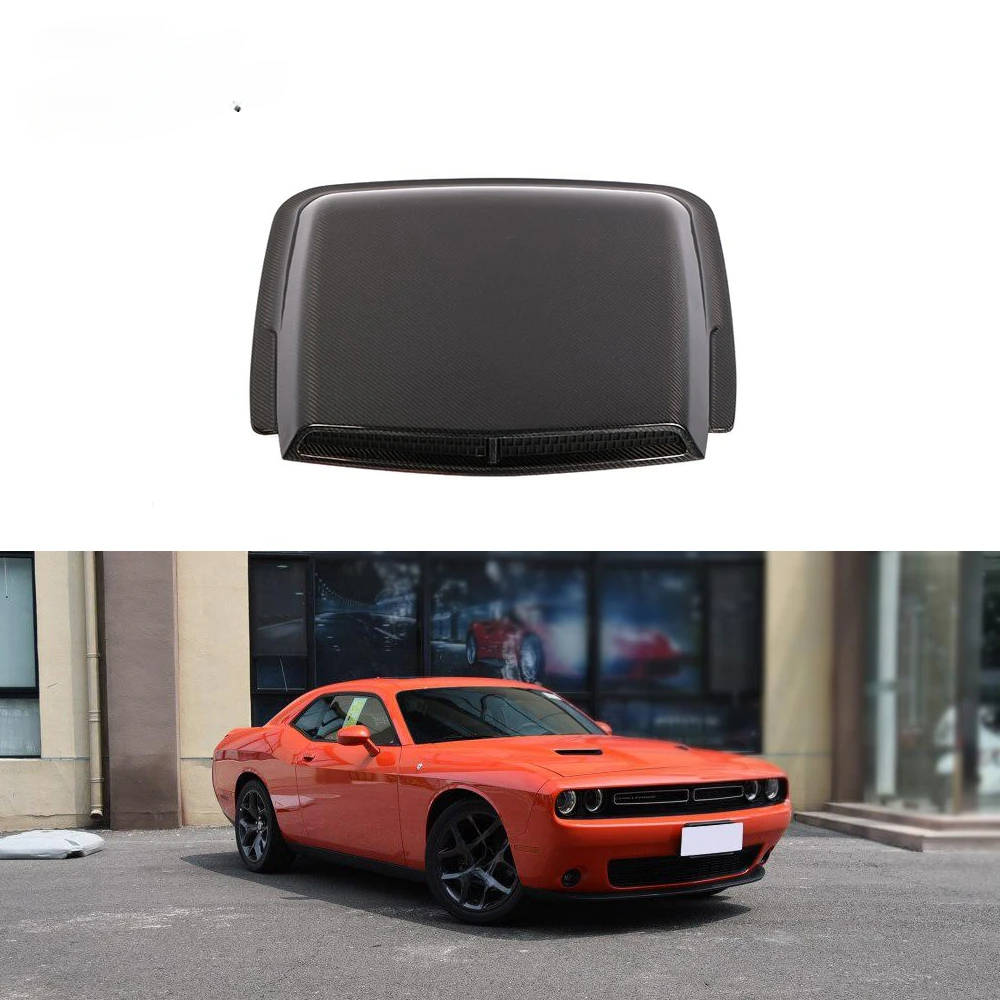 Carbon Fiber Car Engine Hood Vents for Dodge Challenger SXT Plus Coupe 2-Door 15-19custom